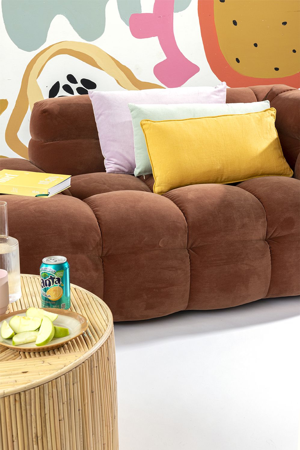 Chaise longue Fat Joe royal peach rechts