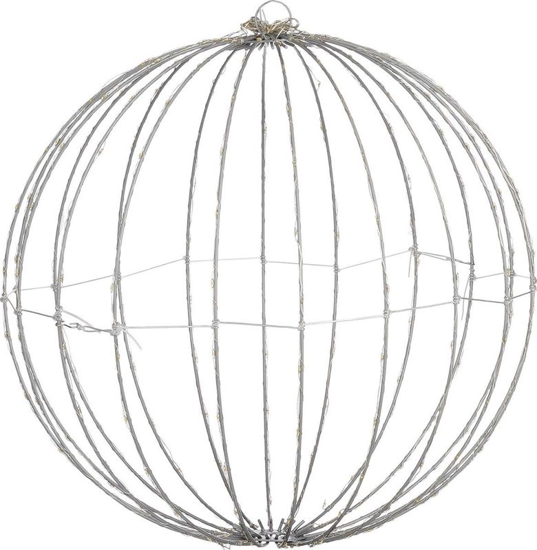 Luca Lighting - Kerstverlichting Bal - Warm Witte LED Lampjes - Ø40 cm - Zwart