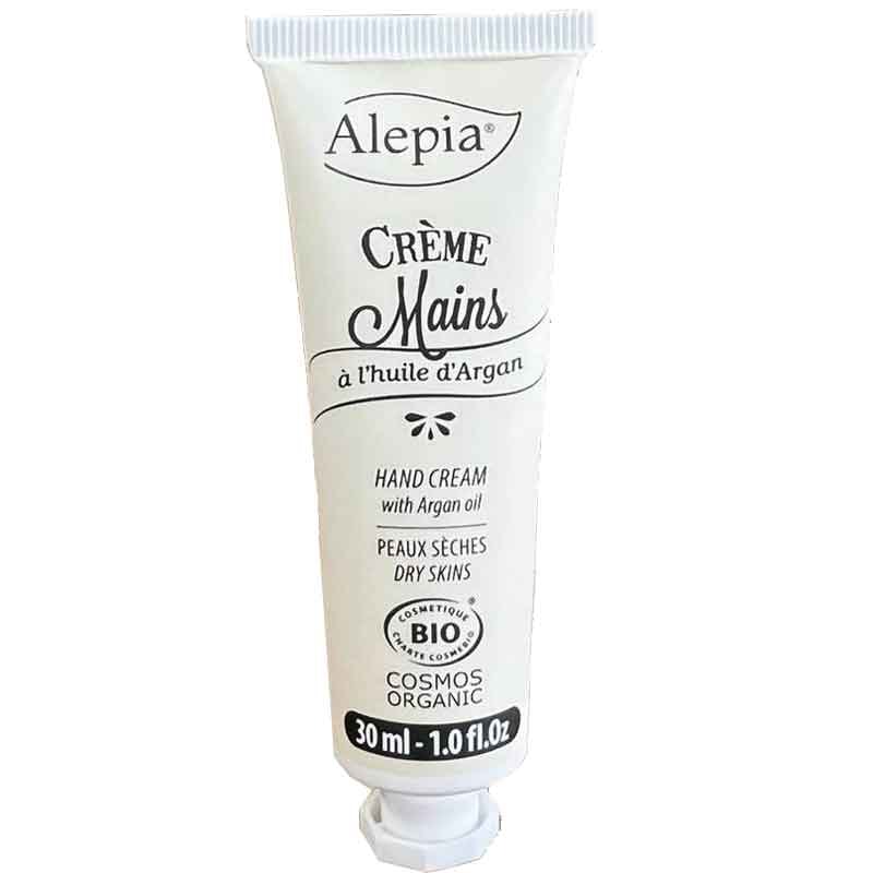 Crème mains bio - Huile d'argan - Peaux sèches - 30 ml