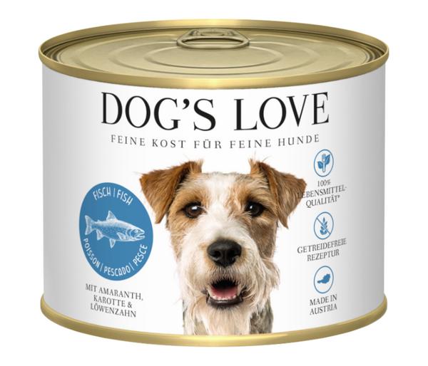 DOG'S LOVE Nassfutter für Hunde Adult, 6 x