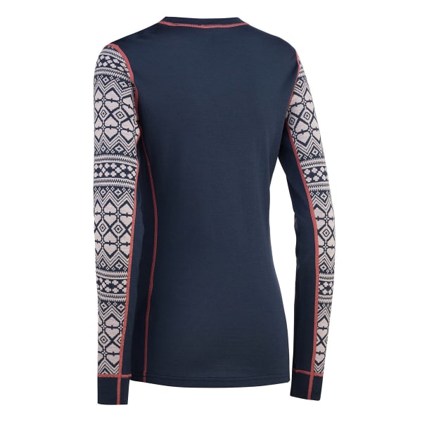 T-shirt thermique KARI TRAA HJERTE LS MARIN