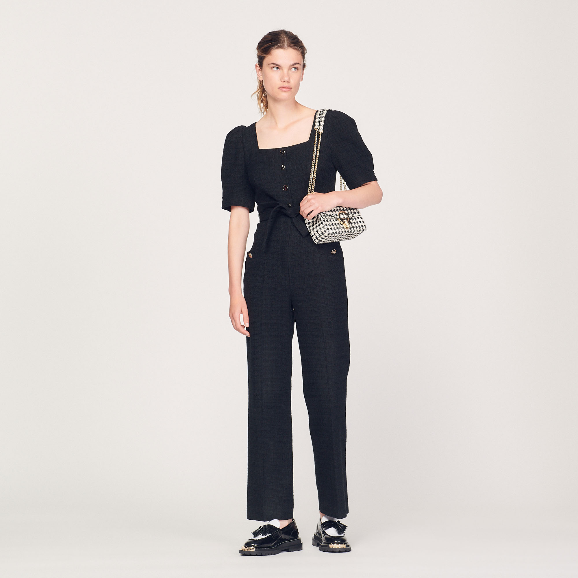 Combipantalon en tweed