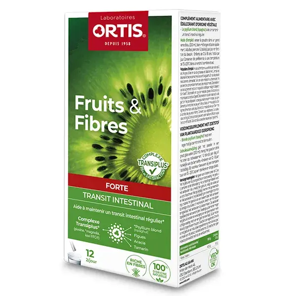 Ortis Fruits & Fibres Forte Complex Transiplus® 12 sachês - Trânsito