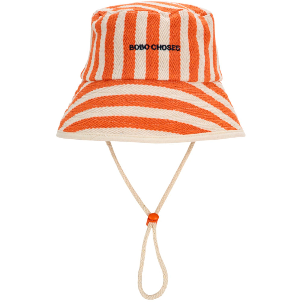 Køb Bobo Choses Orange Striped Bøllehat