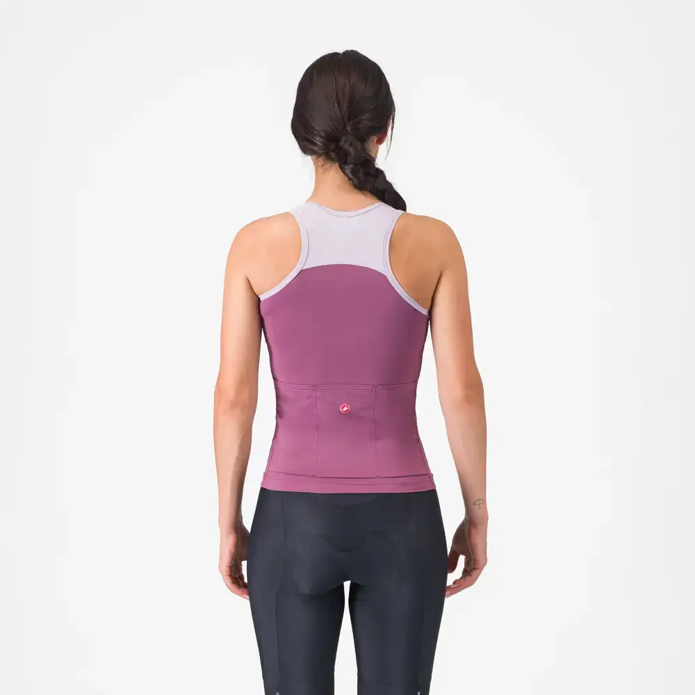 Castelli Sole Fiets Top Paars Dames