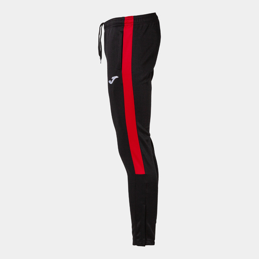 Calça comprida Joma Eco Championship preta e vermelha