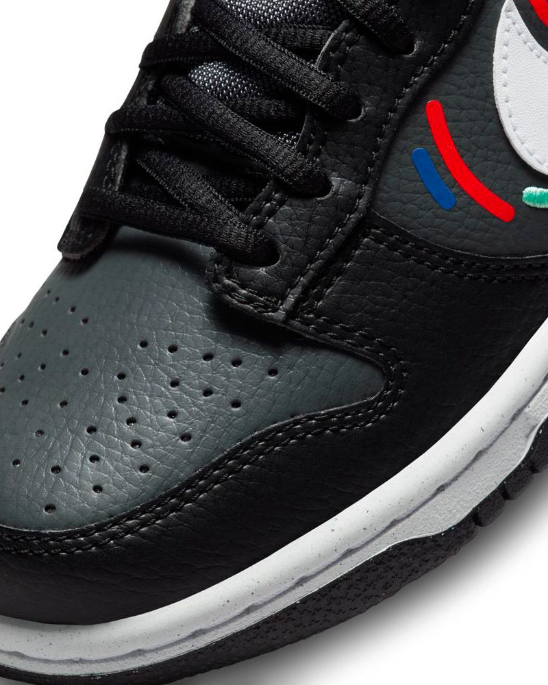 Chaussures Nike Dunk Low Vert & Noir pour enfant