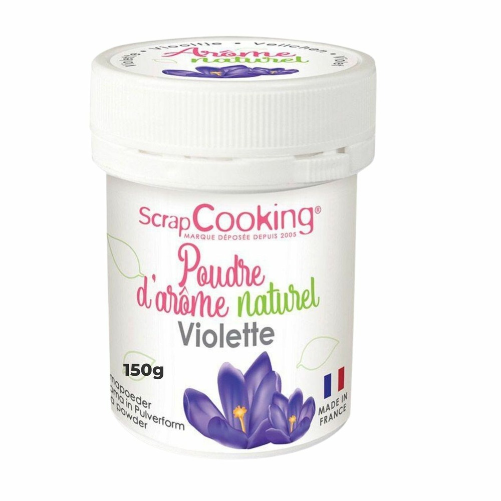 Aômes alimentaires naturels en poudre 150 g - violette