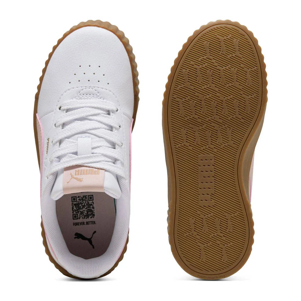 Puma Carina 3.0 sneakers wit/roze