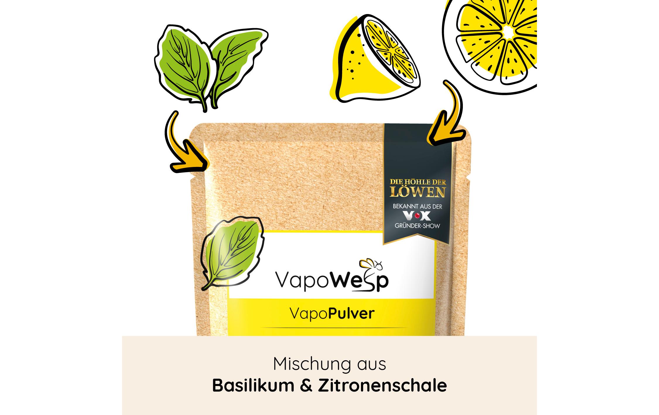 Ersatzkräuter Zitrone & Basilikum, 100 gAromakräuter- Nachfüllpackung für die Räucherbox