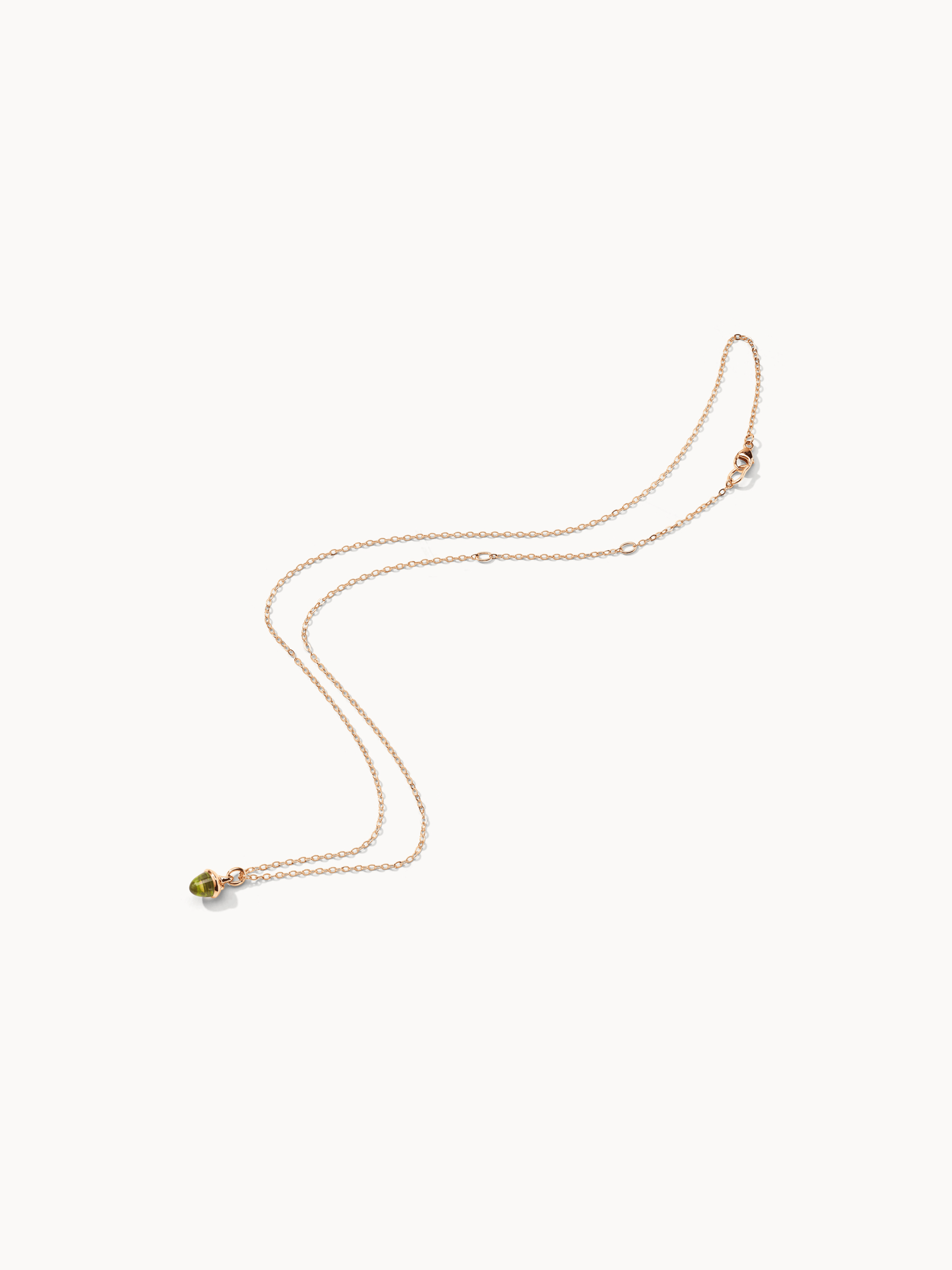 TAMARA COMOLLI Halskette NECKLACE 'MYMIKADO' WITH PERIDOT aus 18K Roségold mit Peridot