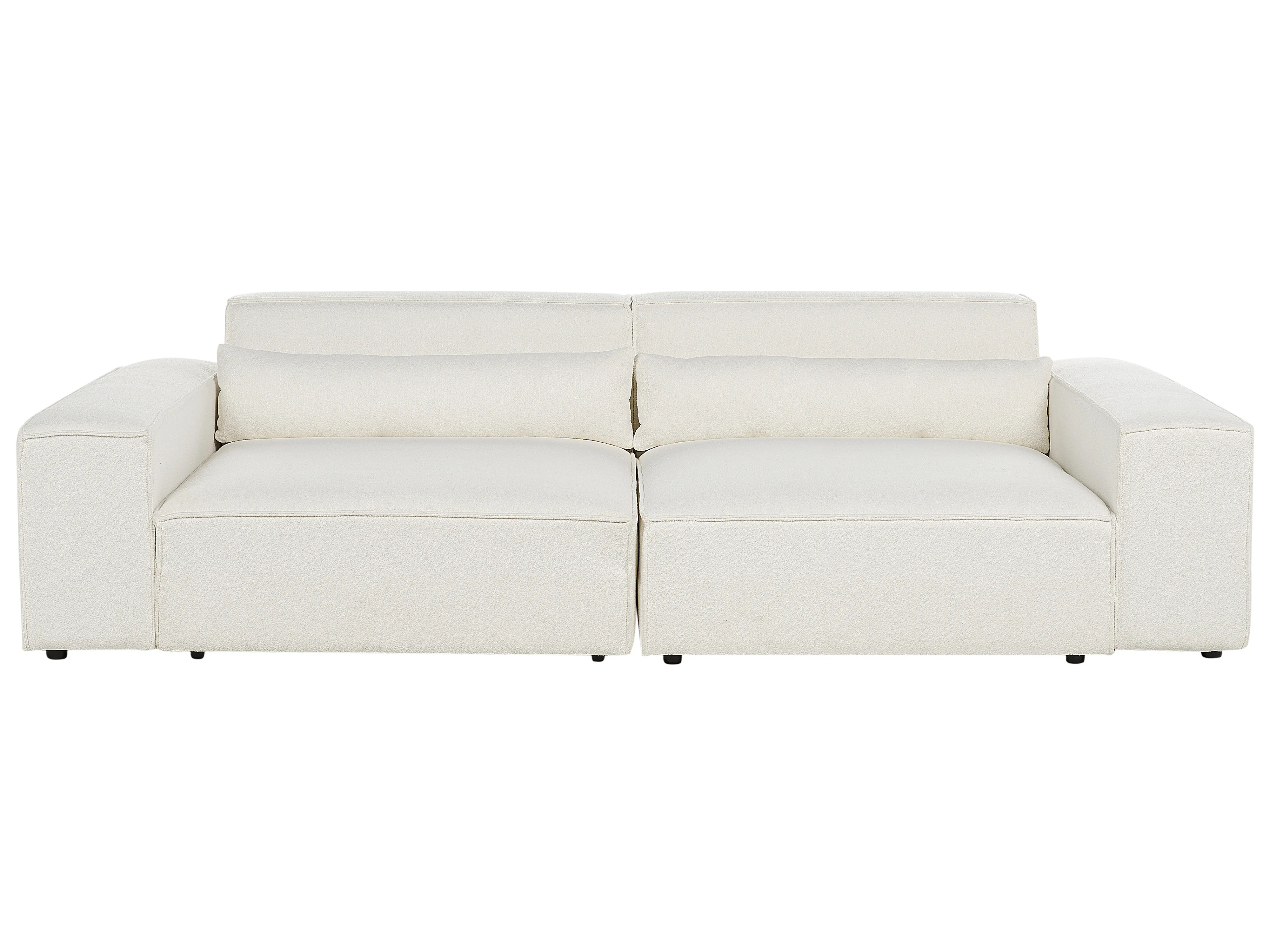 Modulaire bank 2-zits HELLNAR Bouclé Gebroken wit