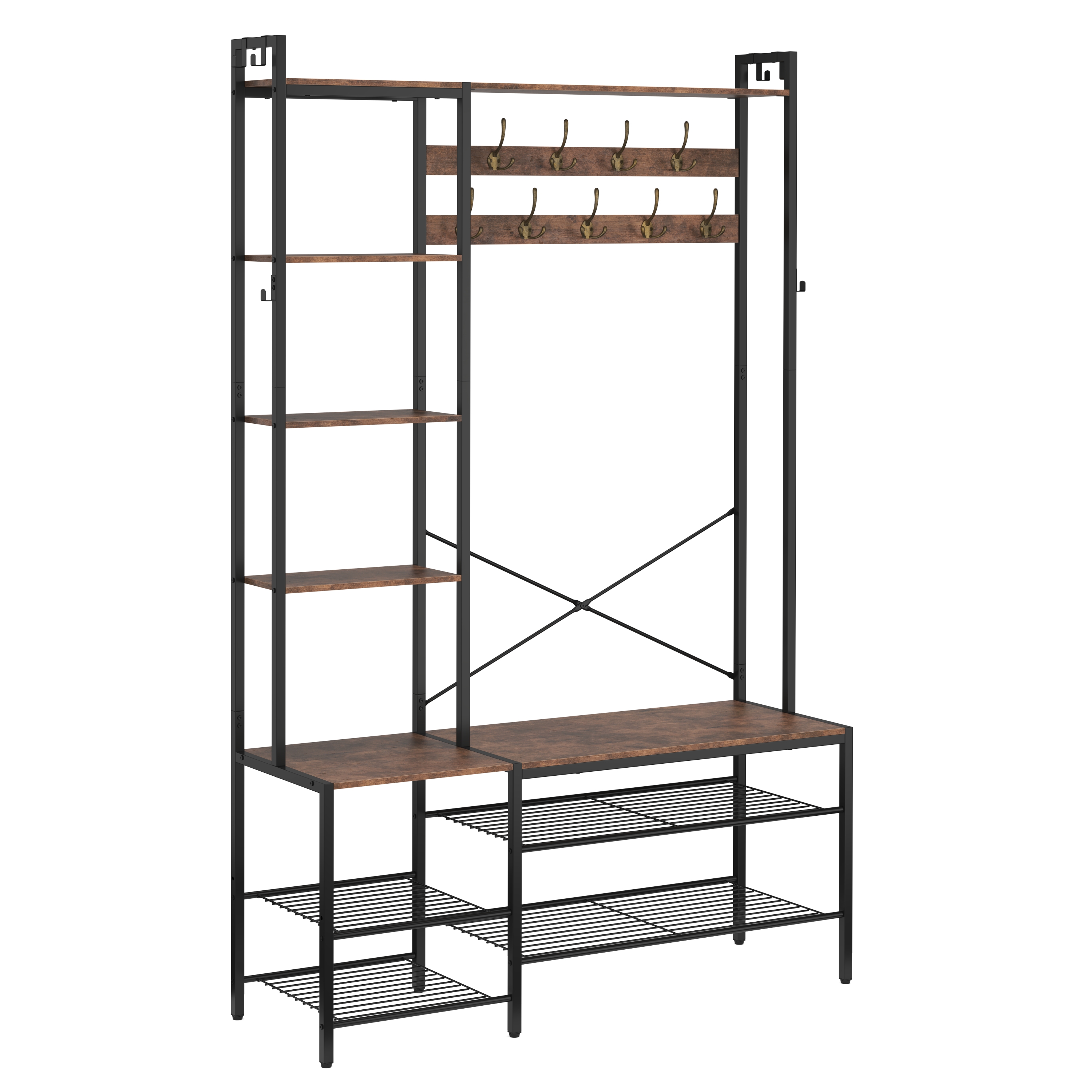 Garderobe Schuhregal Vintage BONITA 120 x 190 cm