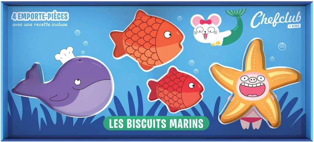 CHEFCLUB KIDS - EMPORTE PIECES LES BISCUITS MARINS