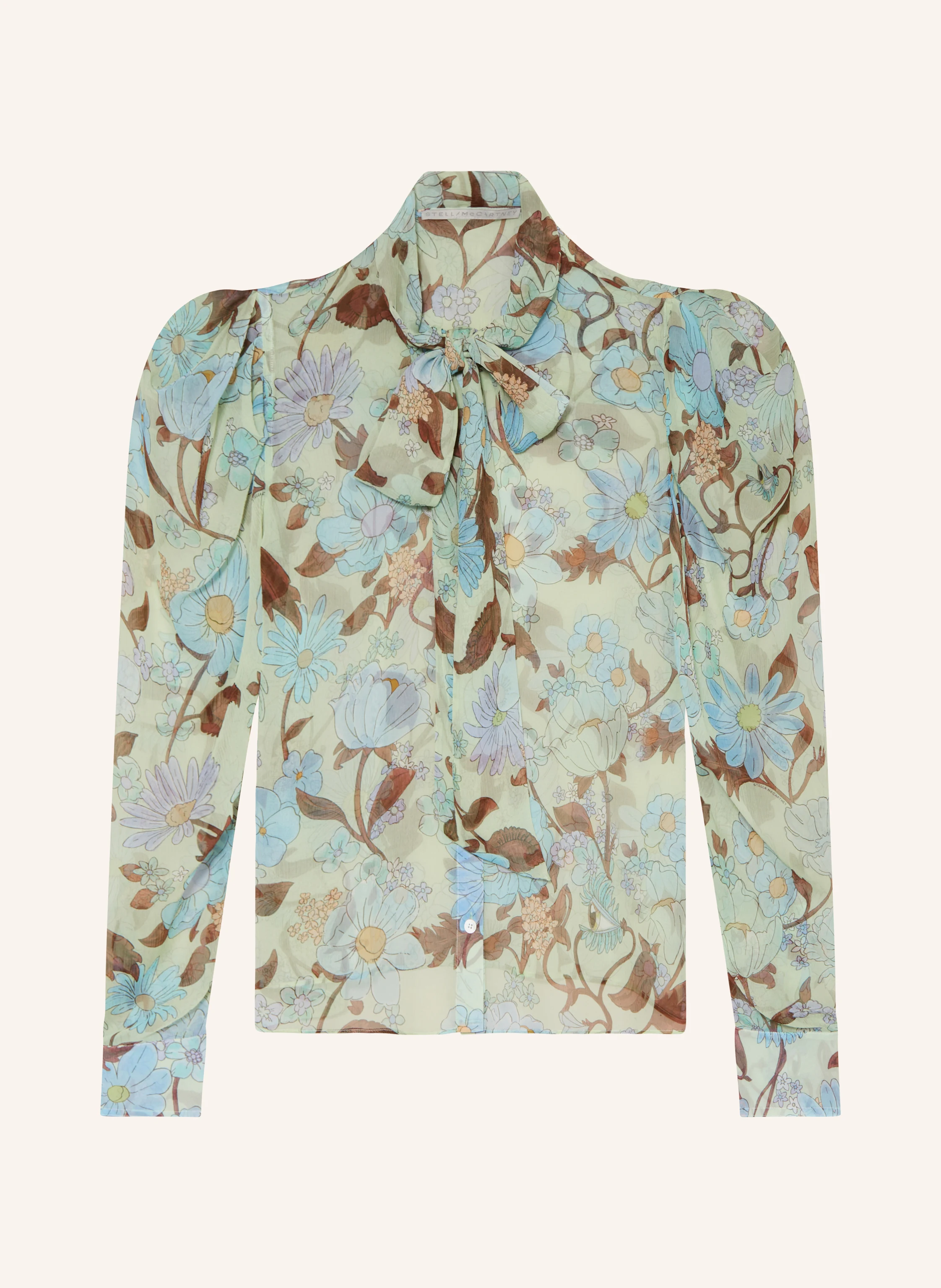 STELLA McCARTNEY Schluppenbluse aus Seide