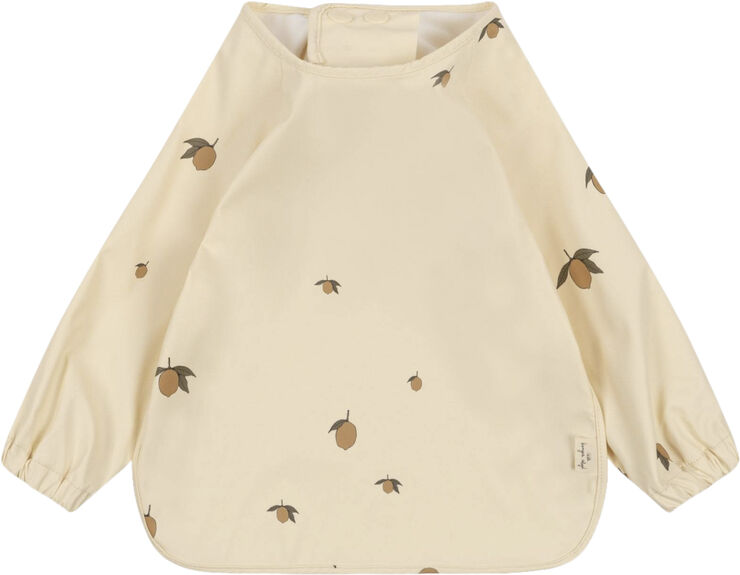Konges Sløjd 2 PACK DINNER BIB LONG SLEEVE Lemon