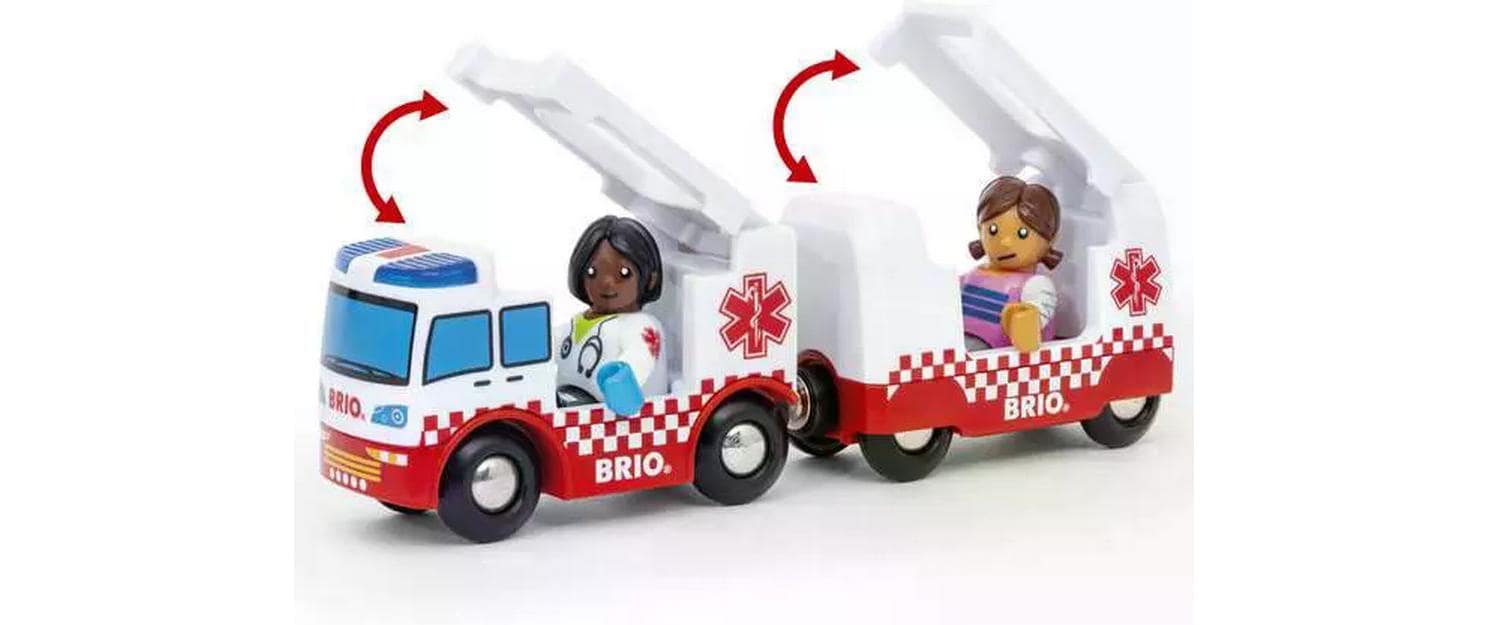 BRIO World Rescue AmbulanceBatteriebetriebenes Rettungswagen-Set