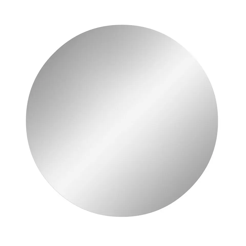 Hioshop Riff spiegelkast Ø70 cm 1 deur wit