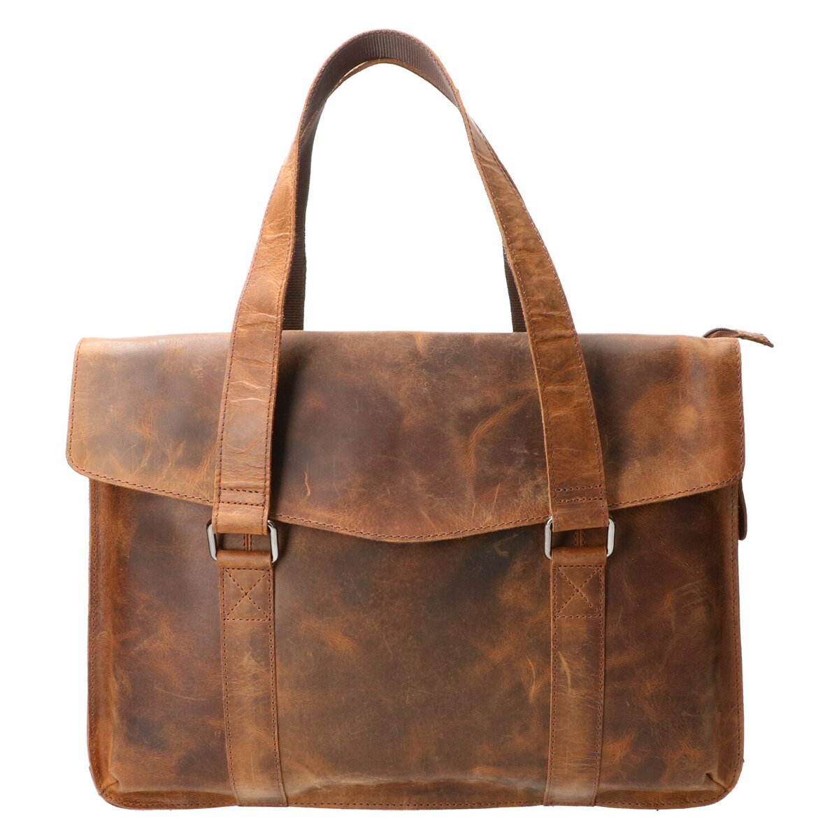 LD Lederwaren Schoudertas Hunter Bruin