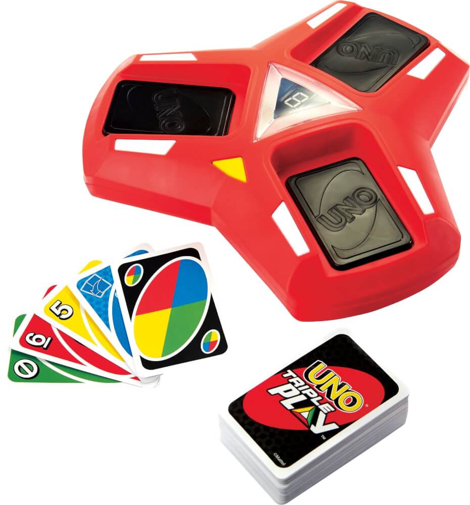 Mattel HCC21 UNO Triple Play