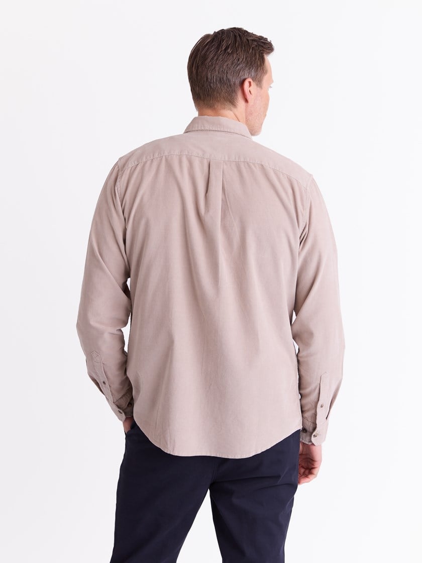 Corduroy skjorte Chateau Gray