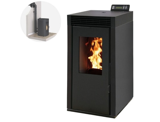 INTERSTOVES - Poêle à granulés Pack poêle à granules marina 6kw etanche + kit conduit vento...