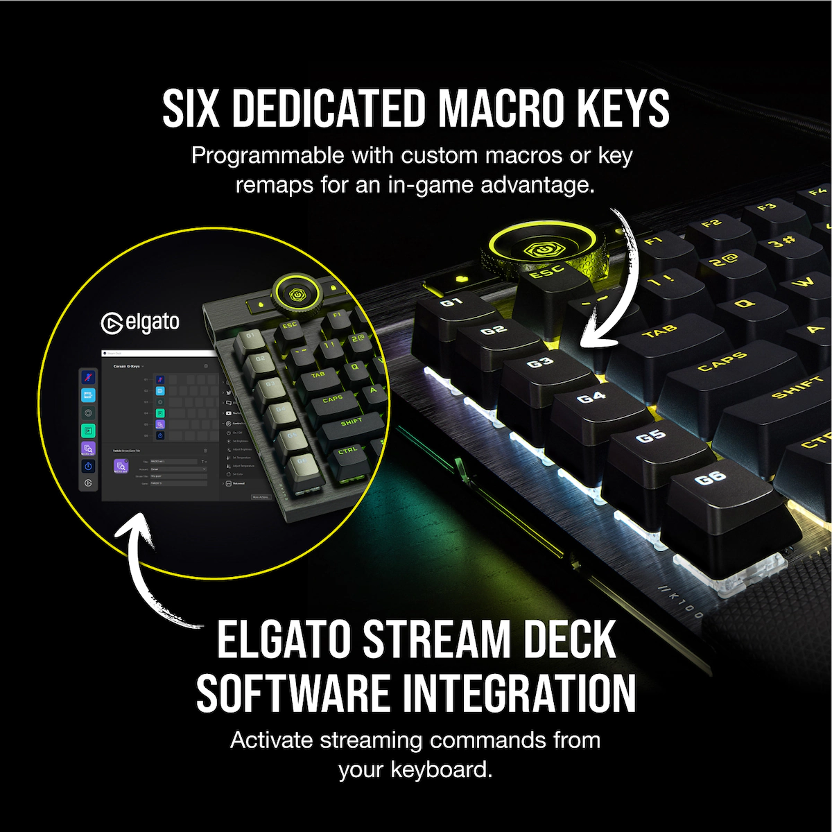 Corsair K100 RGB gamingtastatur