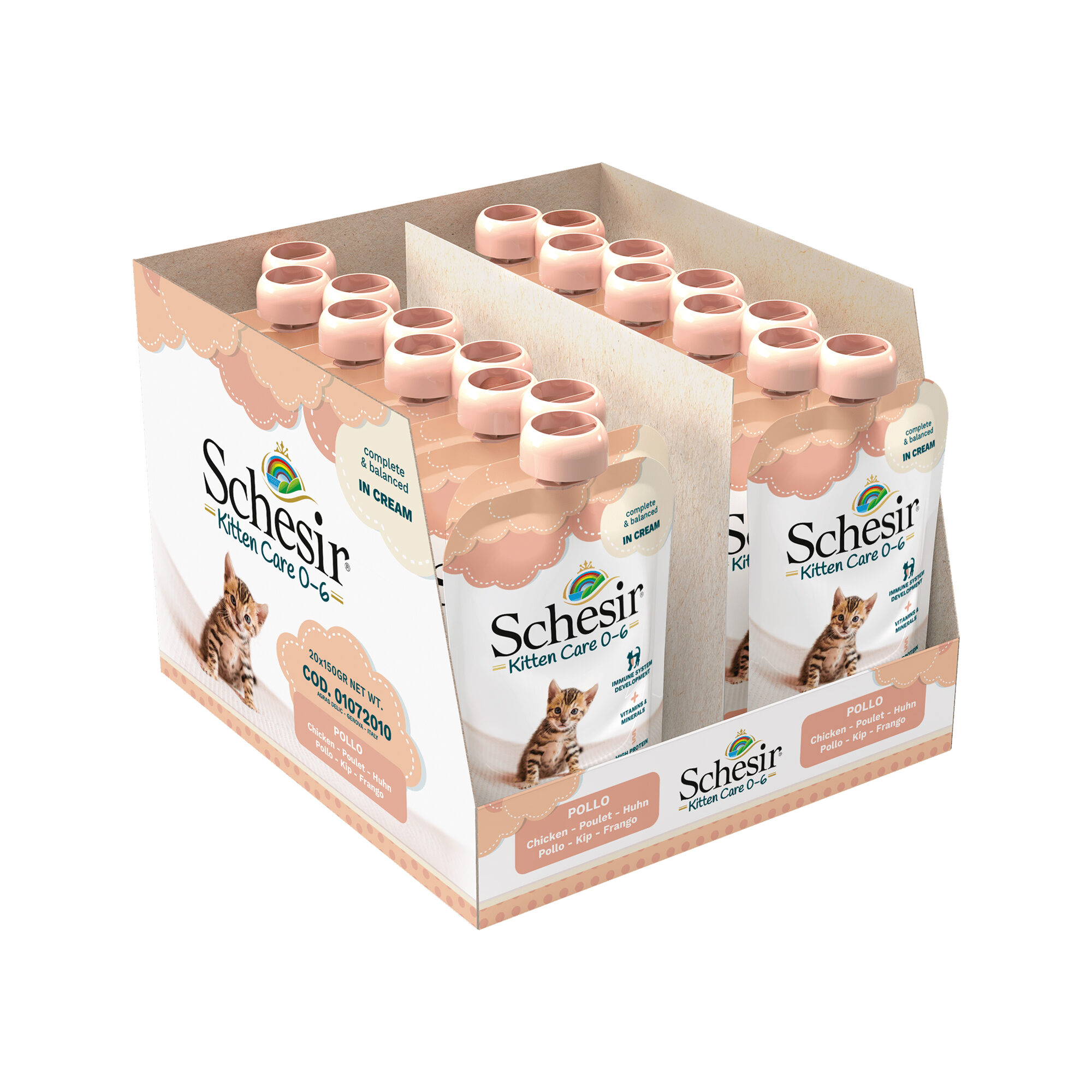 Schesir Kitten Pouch Cream