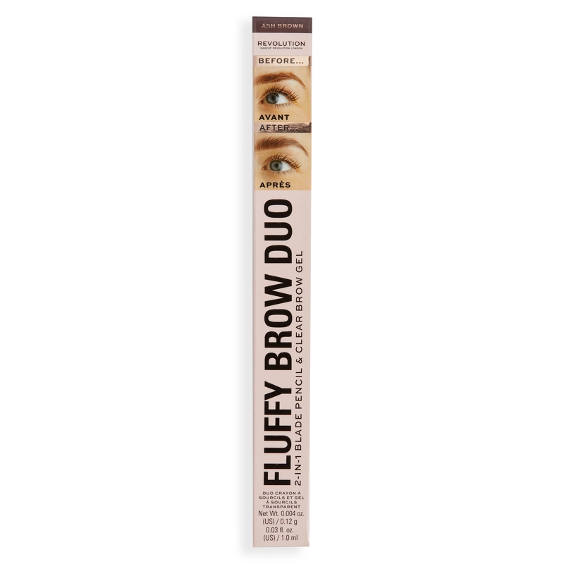 Makeup Revolution Fluffy Brow Filter Duo 1 ml - Ash Brown