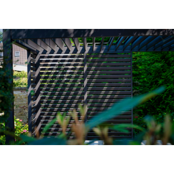 Zijwand louvre voor pergola Classic & Deluxe Antraciet 400 series