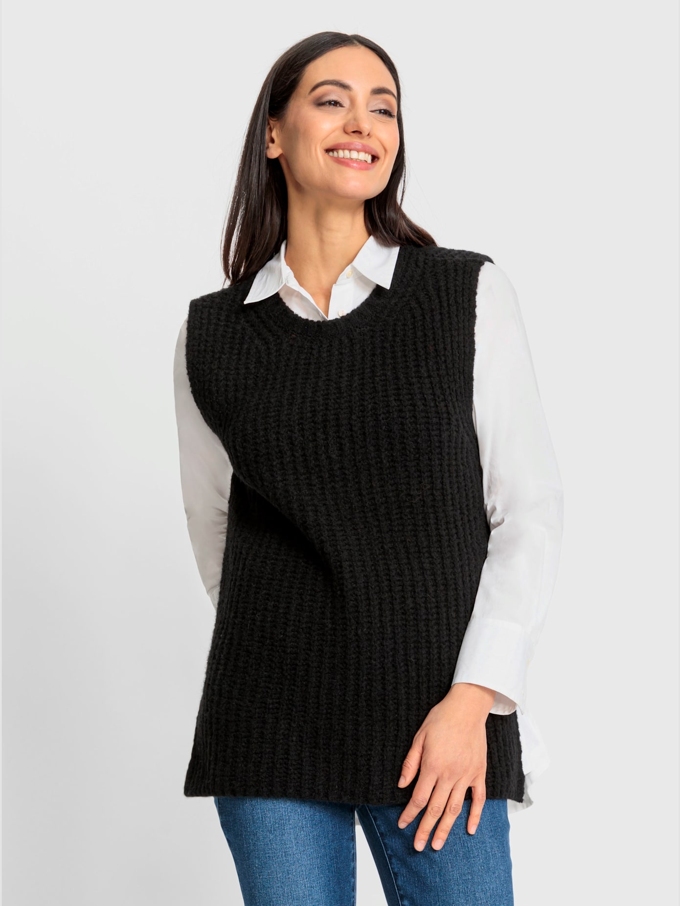 Débardeur en tricot 30% laine