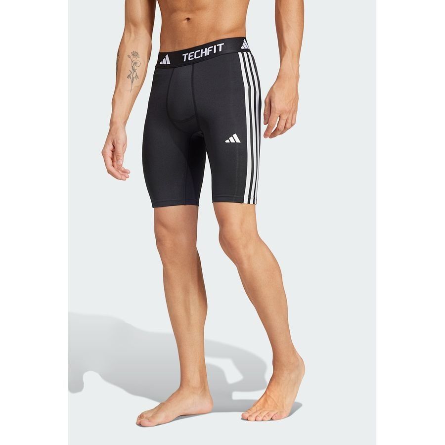 Adidas TECHFIT Compression Training 3-Stripes Short Tights
