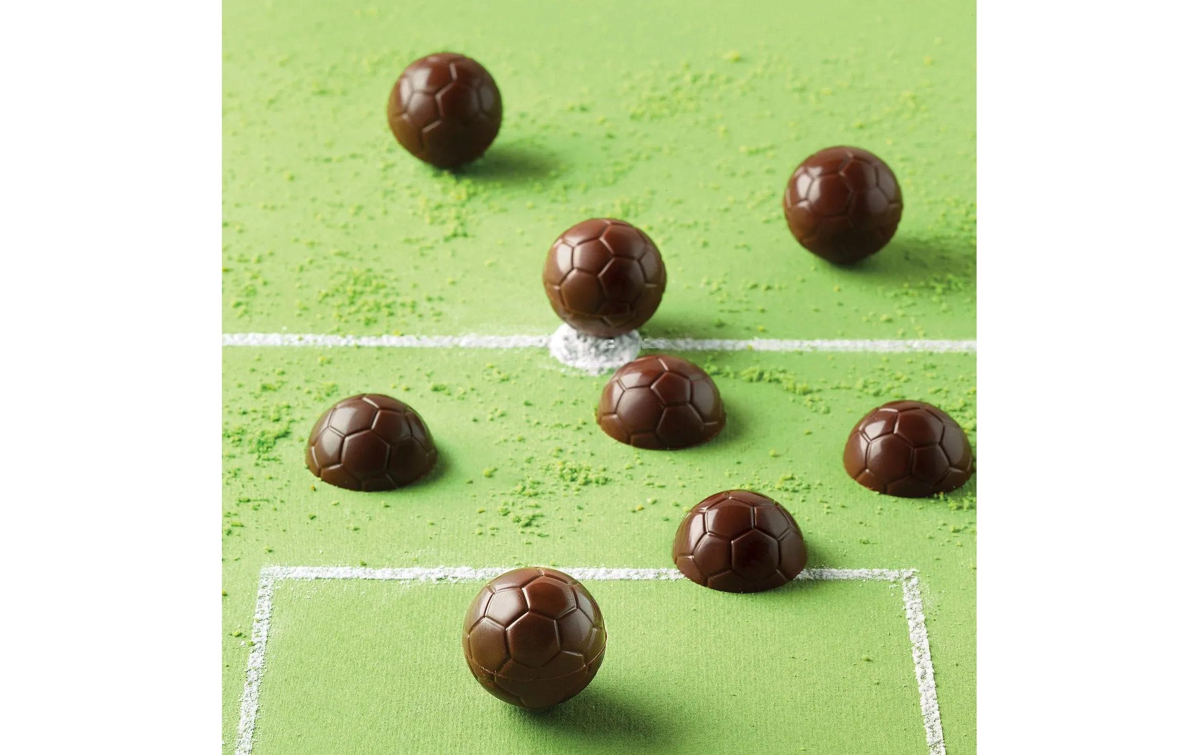 Pralinenform Silikonform – Schokoladenform FussballPralinenform