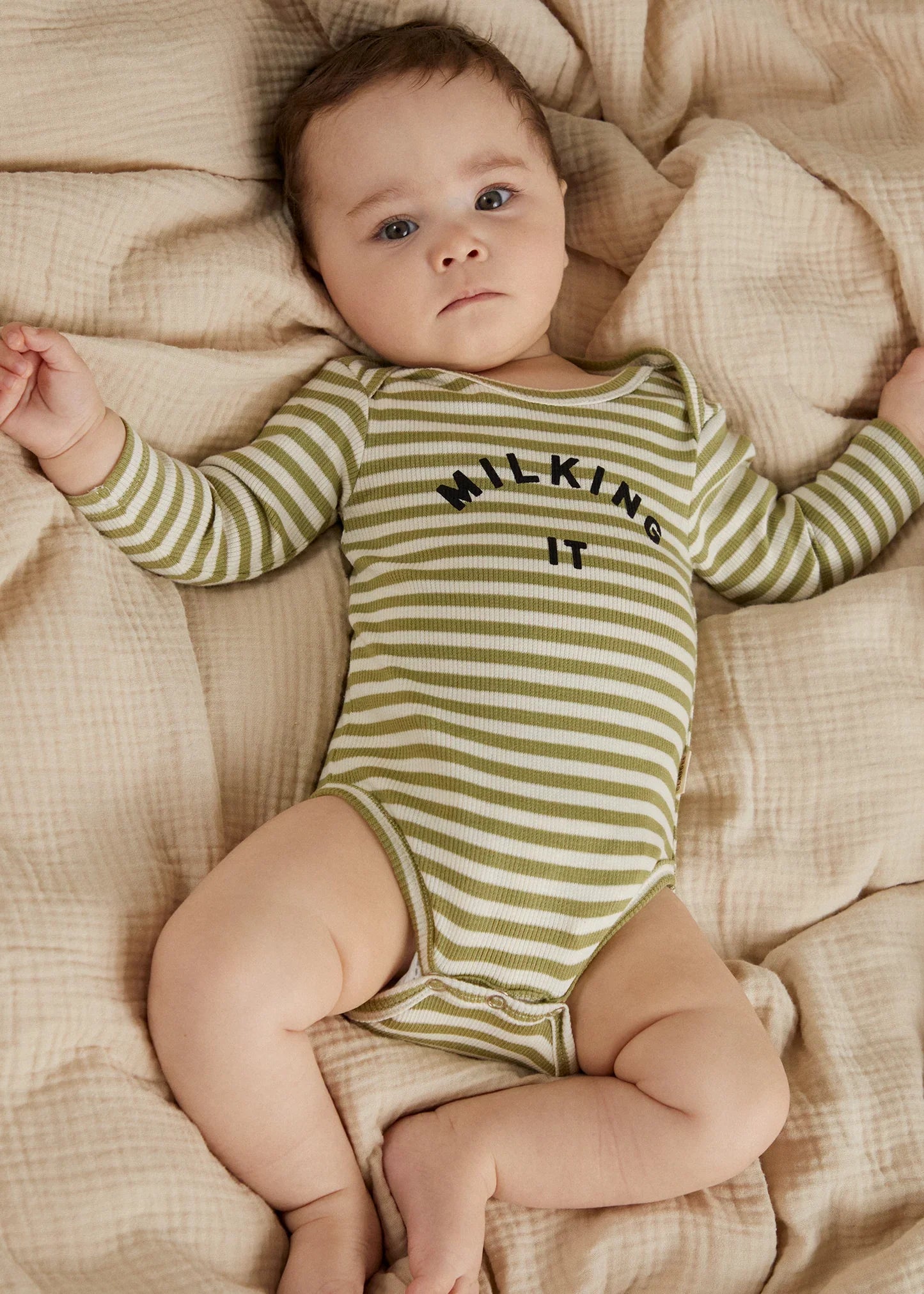 Baby Body Milking It Stripe