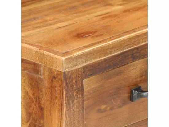 Casier à bouteilles 40x30x80 Bois d'acacia massif
