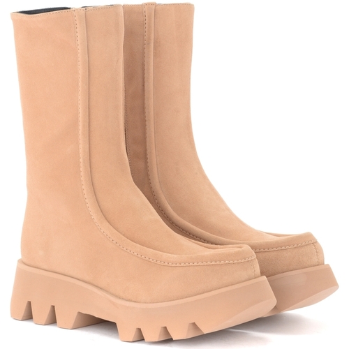 PALOMA BARCELÓ - Bota Paloma Barcelò Ivet de suede avellana Beige