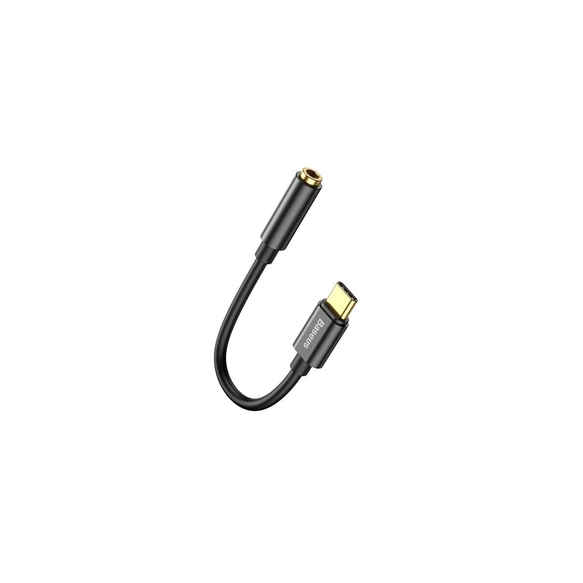 Baseus L54 USB-C til 3,5 mm Adapter Sort