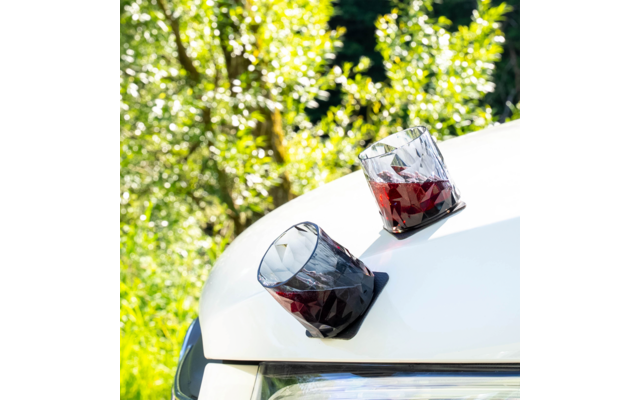silwy Tumbler Magnet-Kunststoffgläser 2er Set 250 ml