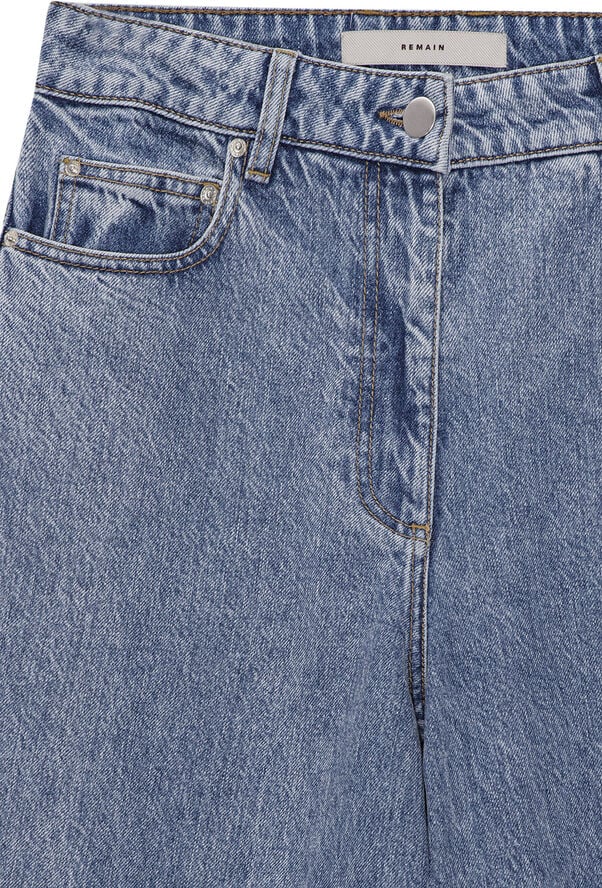 REMAIN Cocoon Denim Pants Faded denim