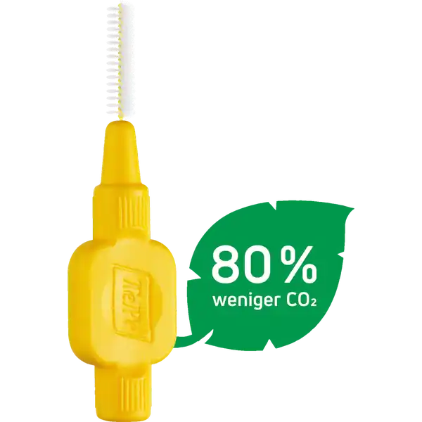 Interdentalbürsten Gelb, ISO 4, 0,7 mm, 8 Stück