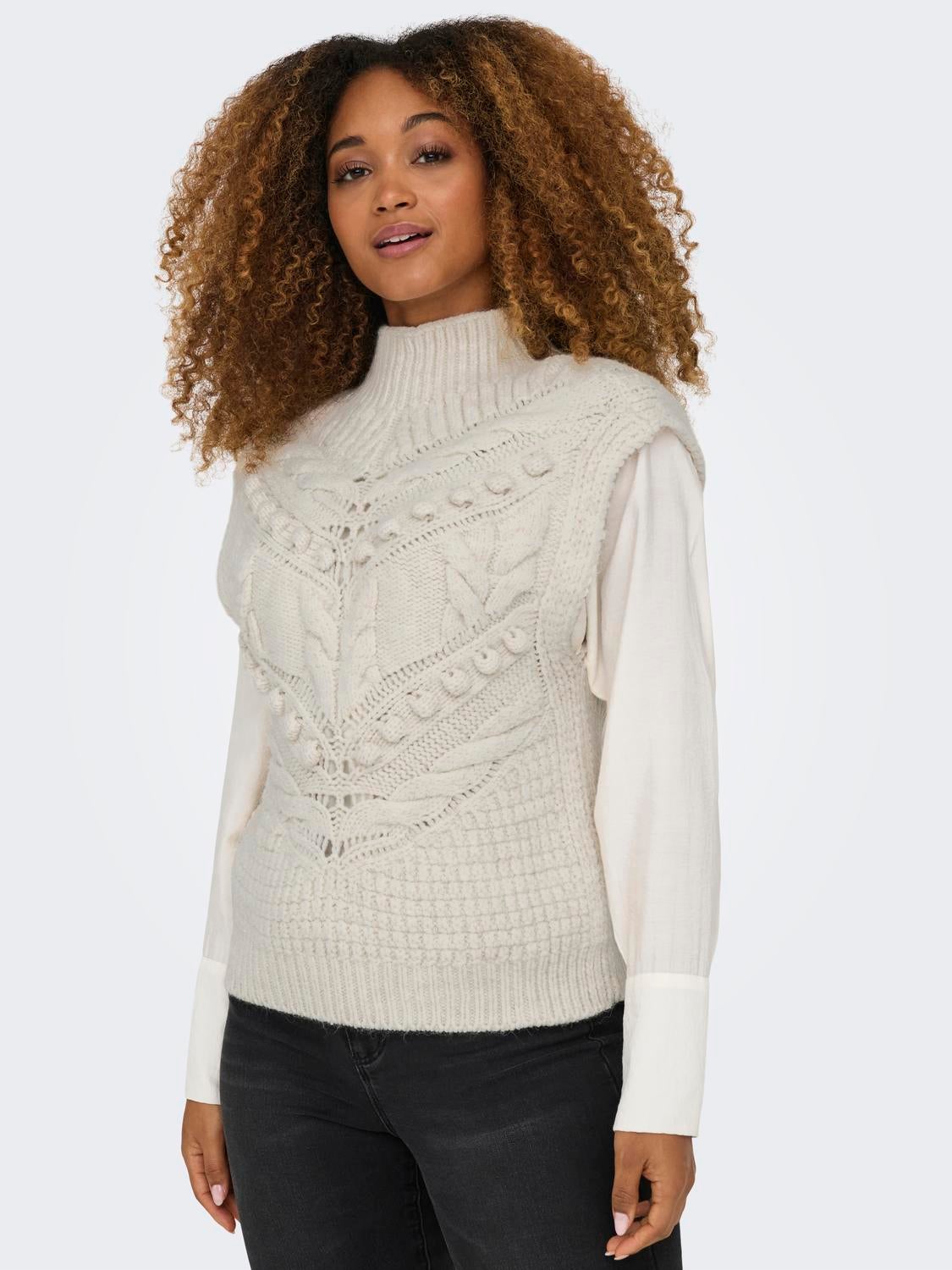 ONLKAMMA Weste Whitecap Gray