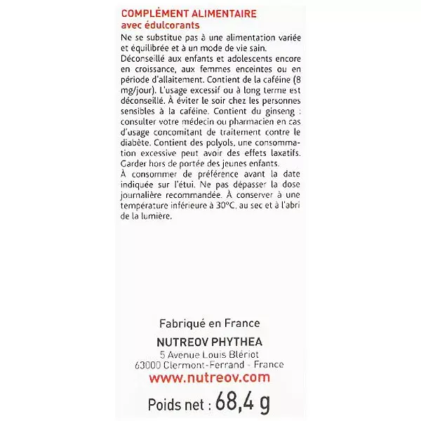 Nutreov Physcience Stim E Energy Booster 5G 20 comprimidos efervescentes