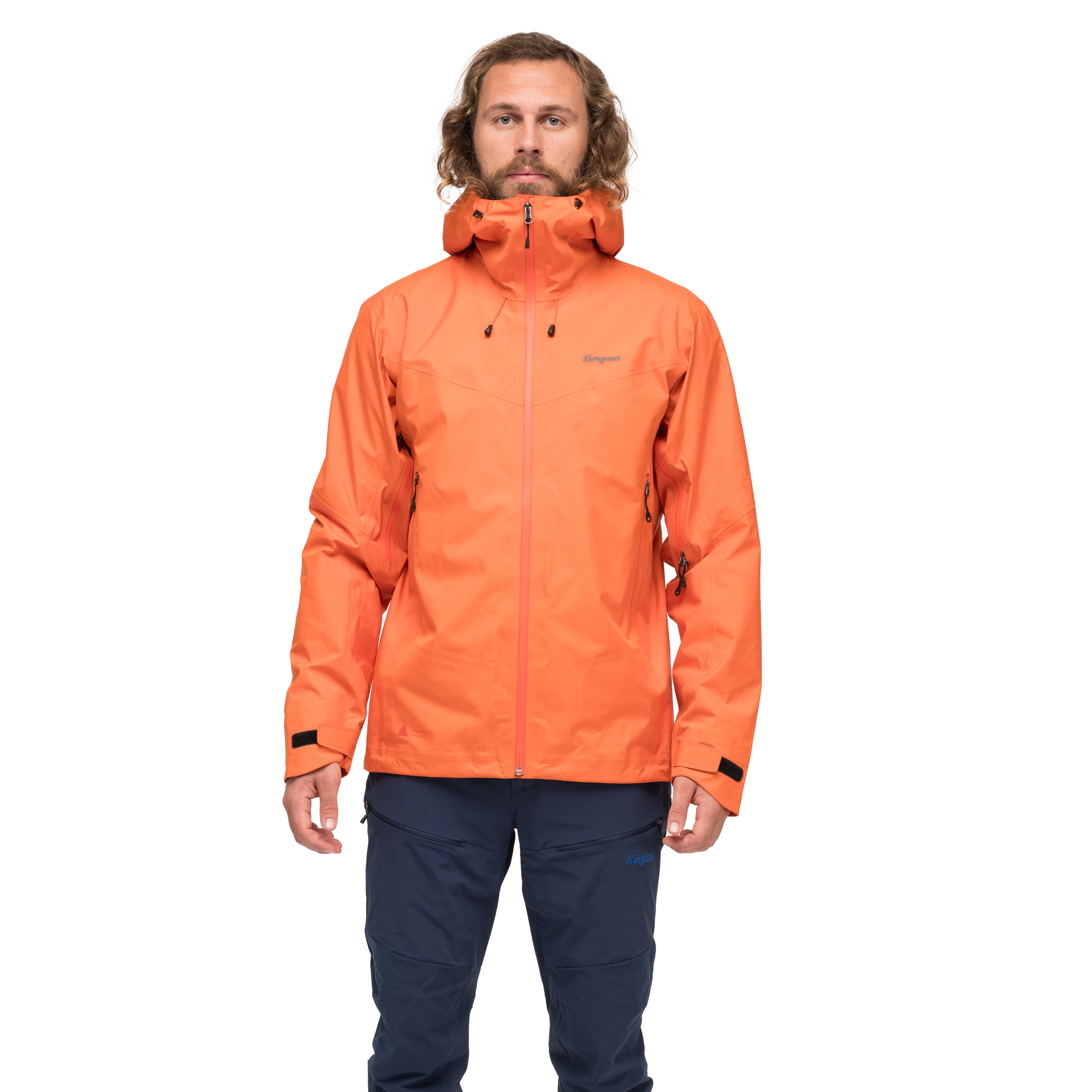 Rabot Light 3L Shell Jacket Men Alert Orange