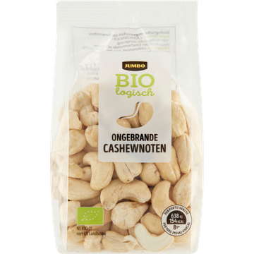 Jumbo Biologisch Ongebrande Cashewnoten 175 g