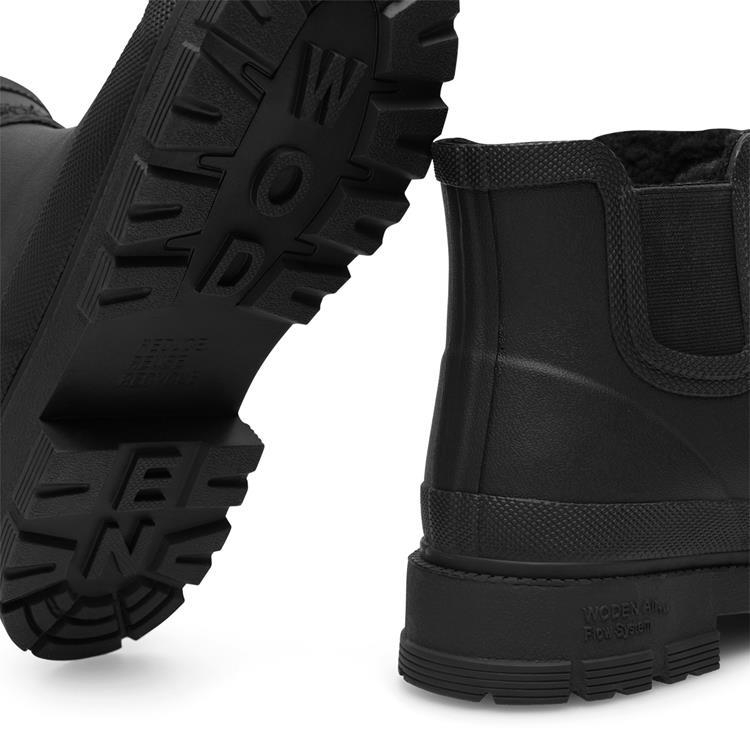Woden Liv Warm Waterproof Zwart
