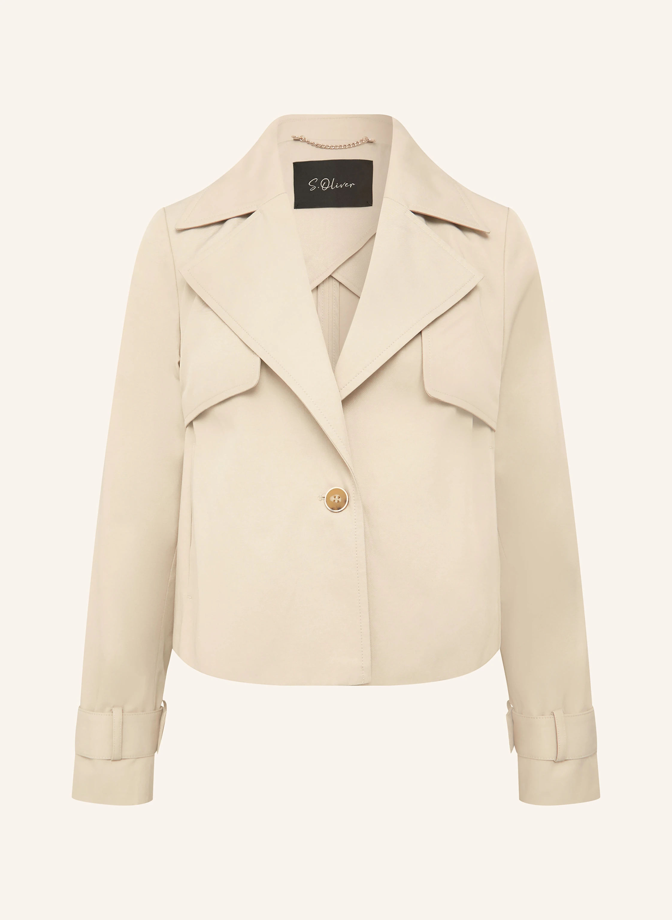 s.Oliver BLACK LABEL Cropped-Trenchcoat