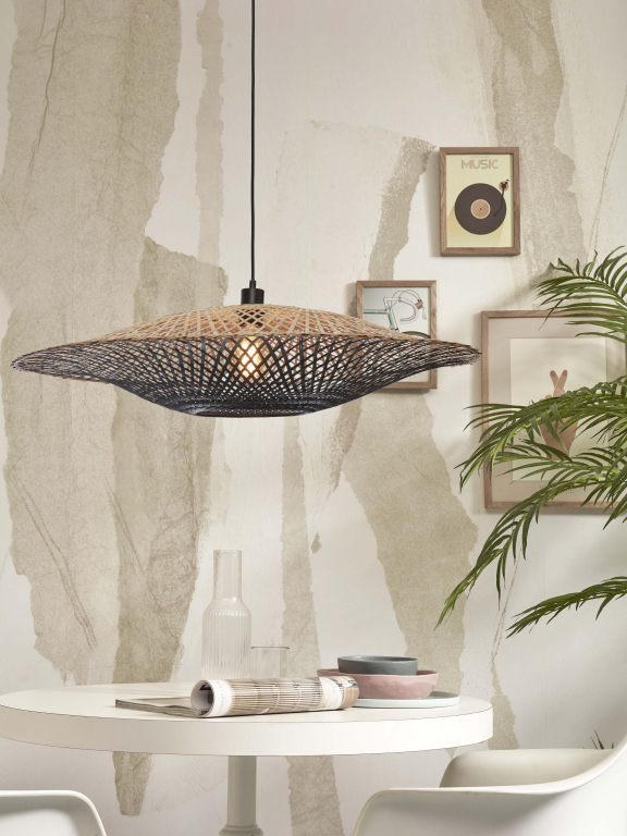 Good&Mojo Kalimantan hanglamp horizontaal large Ø87 naturel