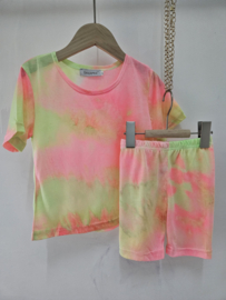 Candy splash set - geel/roze