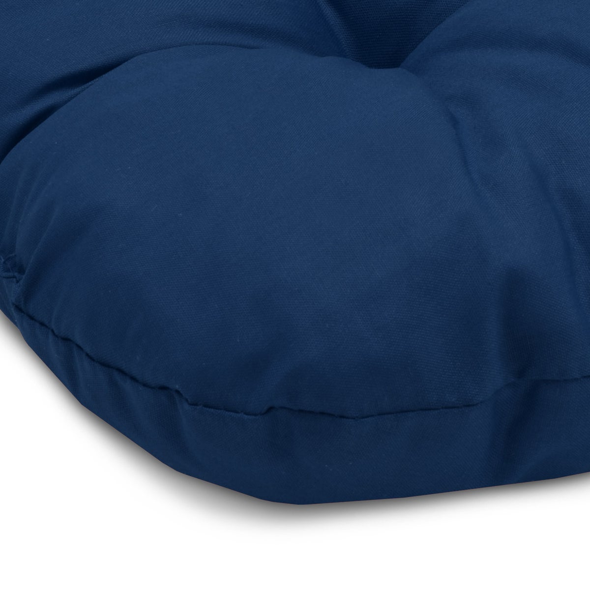 Beautissu Lisa stoelkussen 40x40x8cm donkerblauw (4 stuks)