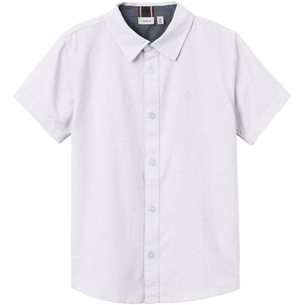 Køb Name It Bright White Nkmnewsa Ss Skjorte Noos
